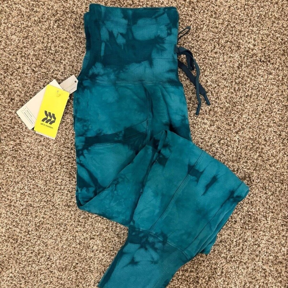 All in Motion Women’s French Terry Tie-Dye Joggers Size XS NWT